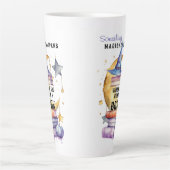 Something Magical Happens When You Read A Book カフェラテマグ (正面)