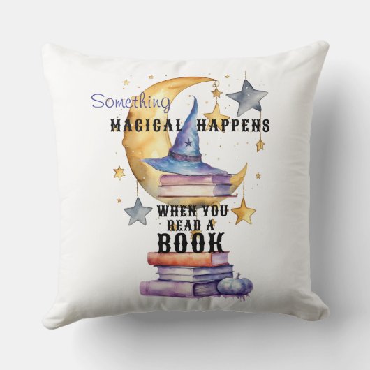 Something Magical Happens When You Read A Book  クッション (裏面)