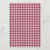 Something Red Before I Wed Valentine Bridal Shower 招待状 (裏面)