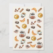 Something Sweet is Brewing | コーヒーベイビーシャワー 招待状 (裏面)