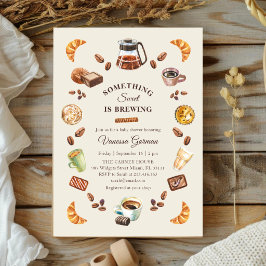 Something Sweet is Brewing | コーヒーベイビーシャワー 招待状