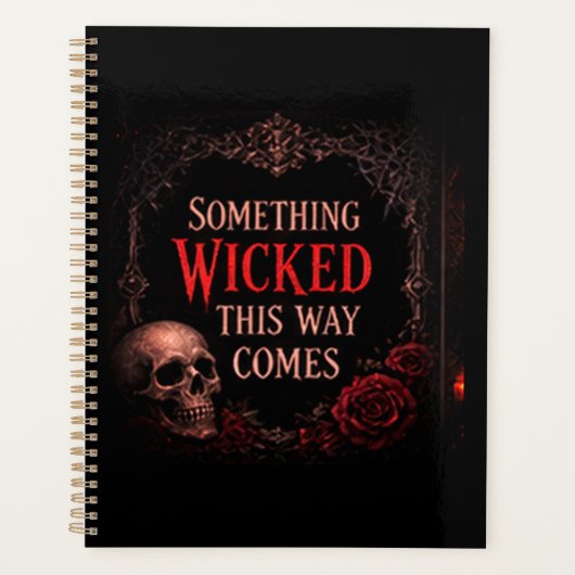 Something Wicked This Way Comes プランナー手帳 (正面)