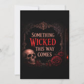 Something Wicked This Way Comes  招待状 (正面)