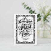"Something Wicked This Way Comes" Shakespeare ポストカード (スタンド正面)
