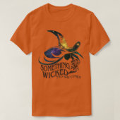 Something Wicked This Way Comes Spooky Witches Hal Tシャツ (デザイン正面)
