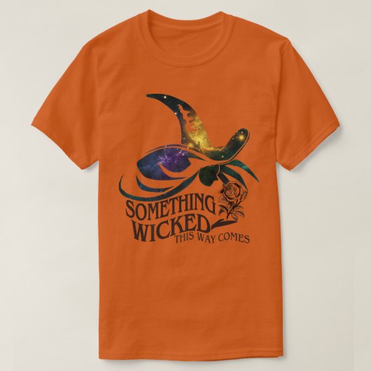 Something Wicked This Way Comes Spooky Witches Hal Tシャツ (デザイン正面)