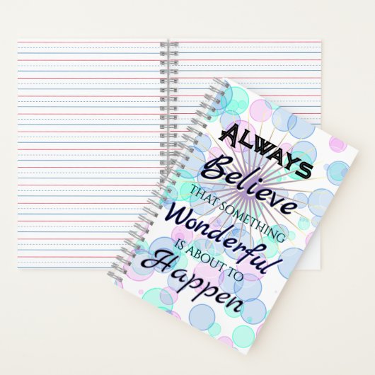 Something Wonderful Spiral Notebook Journal  ノートブック (内側)