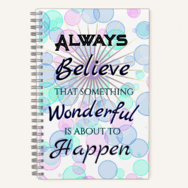 Something Wonderful Spiral Notebook Journal  ノートブック