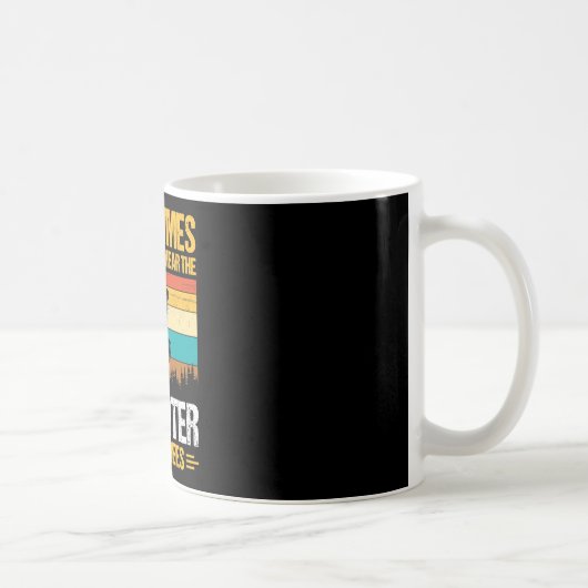 Sometimes I Can Almost Hear The Laughter Of The Tr コーヒーマグカップ (右)