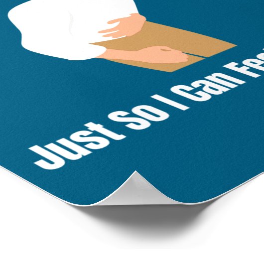 Sometimes I Drink Milk Lactose Intolerant Ironic  ポスター (角)