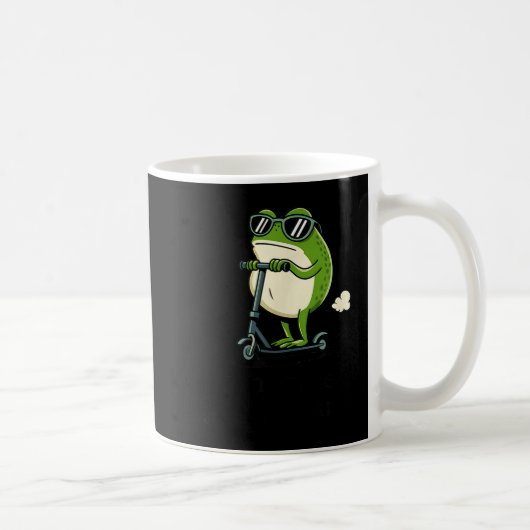 Sometimes I Just Be Fartin Frog Funny Embarring Me コーヒーマグカップ (右)