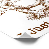 Sometimes I Just Be Fartin’ Frog Funny Rude Silly  ポスター (角)