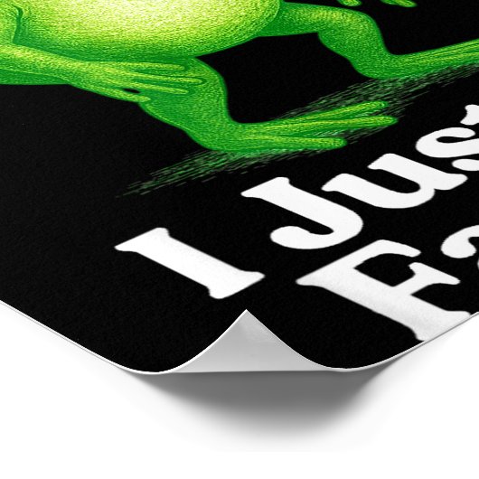 Sometimes I Just Be Fartin' Frog Funny Sarcastic S ポスター (角)