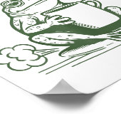 Sometimes I Just Be Fartin' Frog Humor Men Woman  ポスター (角)