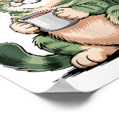 Sometimes I Just Be Fartin' Frog Humor Men Woman  ポスター (角)