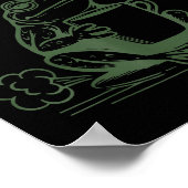 Sometimes I Just Be Fartin' Frog Humor Men Woman  ポスター (角)