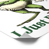 Sometimes I Just Be Fartin' Frog Humor Men Woman ポスター (角)