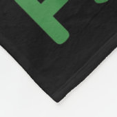 Sometimes I Just Be Fartin, Funny Frog  フリースブランケット (角)