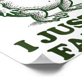 Sometimes I Just Be Fartin' Funny Frog ポスター (角)