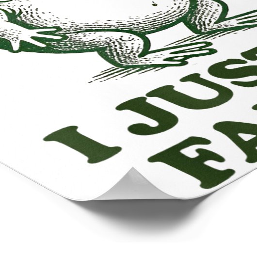 Sometimes I Just Be Fartin' Funny Frog  ポスター (角)