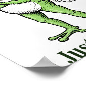 Sometimes I Just Be Fartin Funny Frog Sarcastic Hu ポスター (角)