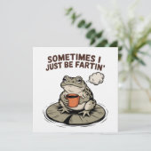 Sometimes I Just Be Fartin' Funny Frog Unhinged 招待状 (スタンド正面)