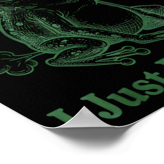 Sometimes I Just Be Farting Frog Humor Funny Fart  ポスター (角)