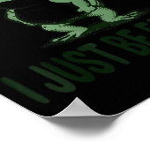 Sometimes I Just Be Farting Frog Humor Funny Fart ポスター (角)