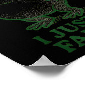 Sometimes I Just Be Farting Frog Humor Funny Fart  ポスター (角)