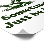 Sometimes I Just Be Farting Frog Humor Funny Fart  ポスター (角)