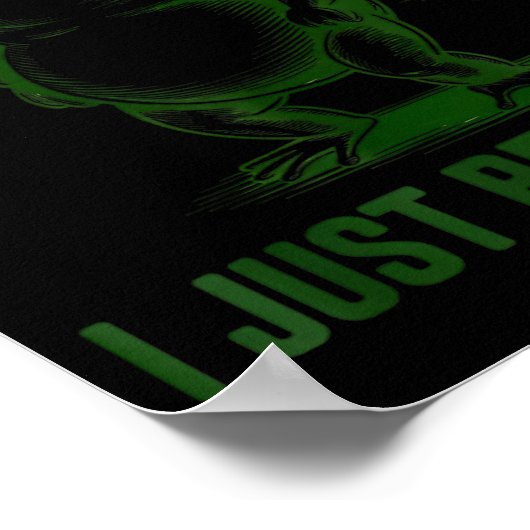 Sometimes I Just Be Farting Frog Humor Funny Fart  ポスター (角)