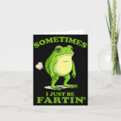 Sometimes I Just Be Farting Funny Frog カード (正面)