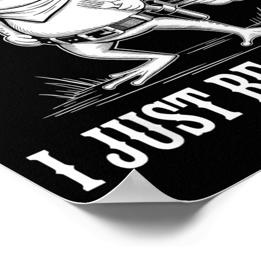 Sometimes I Just Be Farting Funny Frog  ポスター (角)