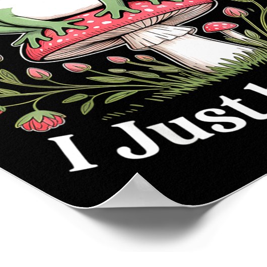 Sometimes I Just Be Farting Funny Frog  ポスター (角)