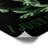 Sometimes I Just Be Farting Funny Frog  ポスター (角)