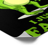 Sometimes I Just Be Farting Funny Frog  ポスター (角)