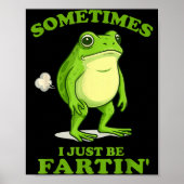 Sometimes I Just Be Farting Funny Frog  ポスター (正面)