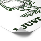 Sometimes I Just Be Farting Funny Frog  ポスター (角)