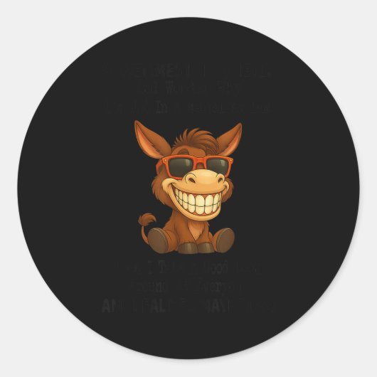 Sometimes I Sit Quietly And Wonder Why I'm Not In  ラウンドシール (正面)