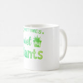 Sometimes I Wet My Plants Gardening Gardener Horti コーヒーマグカップ (正面右)