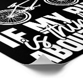 Sometimes I Wonder If My Bike Is Thinking About Me ポスター (角)