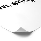 Sometimes...I'm only human. ポスター (角)