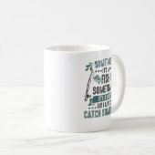 Sometimes Its A Fish Buzz - Funny Fishing Rod Love コーヒーマグカップ (正面右)