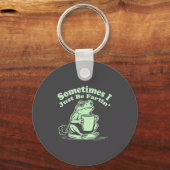 Sometimes Just I Fartin Frog Smile キーホルダー (正面)