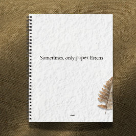 Sometimes Only Paper Listens – Custom Writer’s  ノートブック