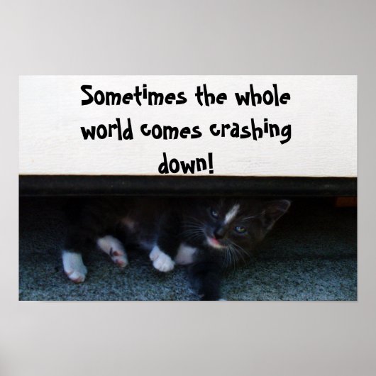 SOMETIMES THE WORLD CRASHES ON YOU ポスター (正面)