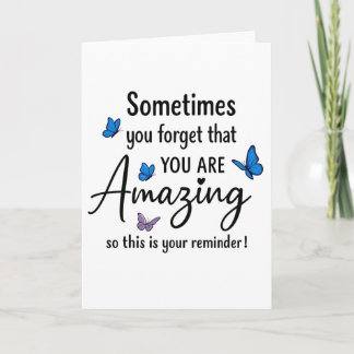 Sometimes You Forget You Are Amazing カード