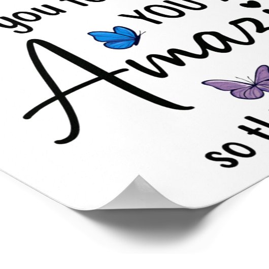 Sometimes You Forget You Are Amazing ポスター (角)