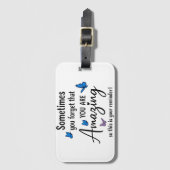 Sometimes You Forget You Are Amazing ラゲッジタグ (正面縦)