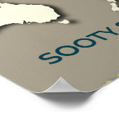 Somety Shearwater移行マップ – ミニマリスト ポスター (角)